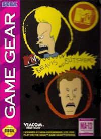 Beavis and Butthead Sega Game Gear US box art